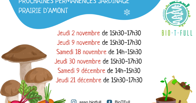 Permanence jardin – Prairie D’Amont